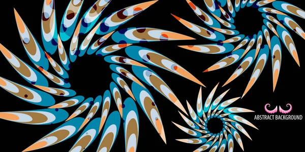 Абстрактний Барвистий Шаблон Фонової Графіки Змішаними Декількома Абстрактними Формами — стоковий вектор