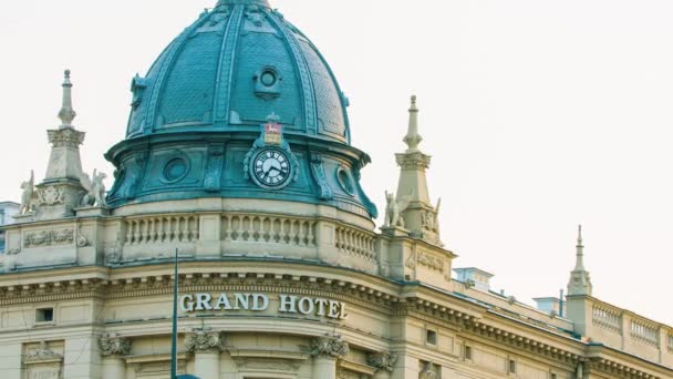 Grand Hotel in Lublin, Poland — Stock Video