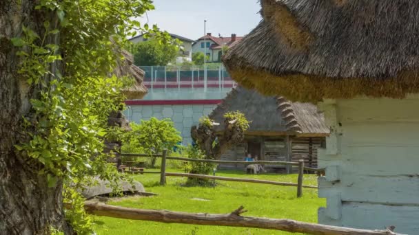 Lublin al aire libre Village Museum — Vídeos de Stock