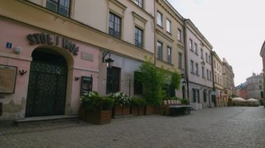 05.28.2019 - Lublin, Polonya: Şehir caddesinde giden bir otobüs
