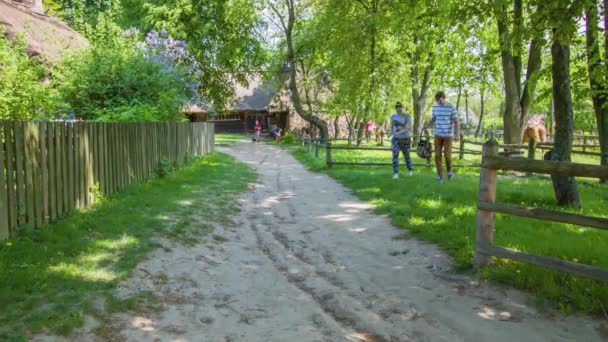 Lublin al aire libre Village Museum — Vídeo de stock