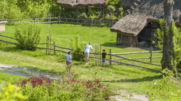 Lublin al aire libre Village Museum — Vídeo de stock