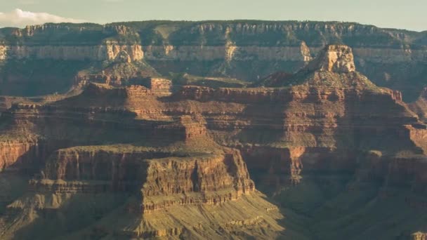 Καταπληκτική θέα του Grand Canyon ηλιοβασίλεμα Αριζόνα Ηνωμένες Πολιτείες. — Αρχείο Βίντεο