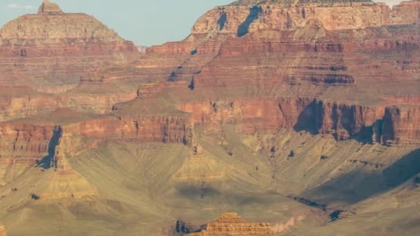 Vista incrível do pôr do sol Grand Canyon Arizona Estados Unidos . — Vídeo de Stock