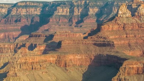 Καταπληκτική θέα του Grand Canyon ηλιοβασίλεμα Αριζόνα Ηνωμένες Πολιτείες. — Αρχείο Βίντεο