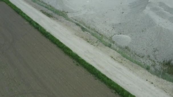 Carrière de sable pour l'extraction de pierre et de sable .