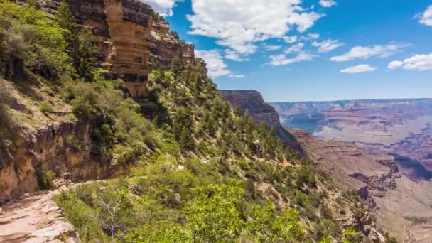 The Bright Angel Trail, Parque Nacional del Gran Cañón, Arizona, EE.UU. — Vídeos de Stock