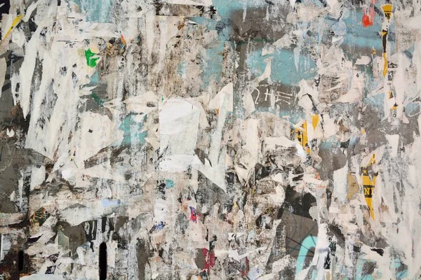 Posterler yırtık soyut