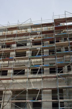 Şantiye ile kentsel sahne