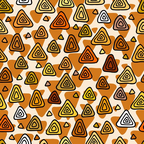 Seamless patterns with triangle — Stock Vector