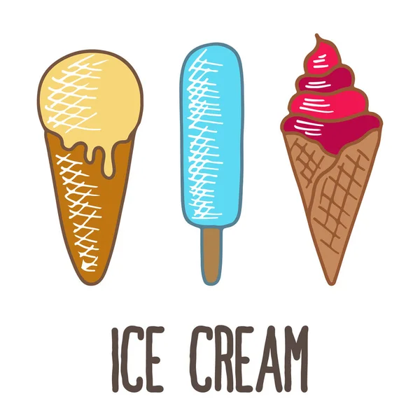 dondurma doodle Icon Set