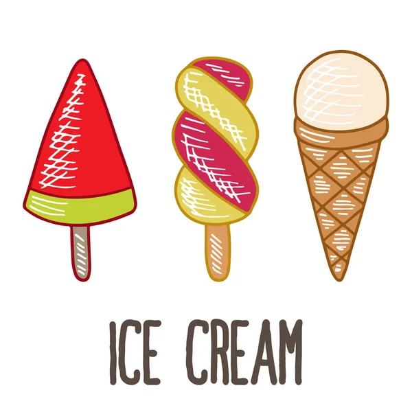 dondurma doodle Icon Set