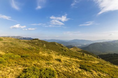Yaz dağı manzarası