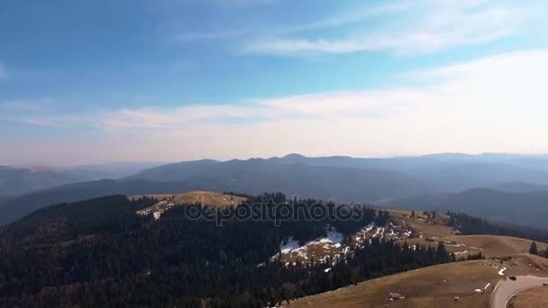 Mountains in spring — Stock Video