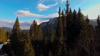 dağ hava atış günbatımı