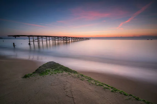 Sunrise at the Black sea coast — Stock Photo, Image