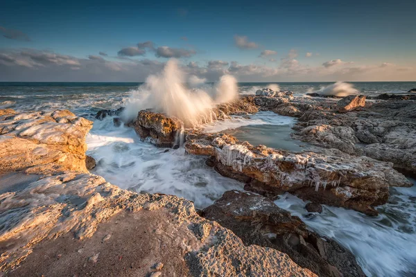 Un mar de invierno —  Fotos de Stock