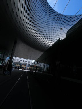 Basel, İsviçre - 25 Nisan 2019: Basel İsviçre Sergi Merkezi.