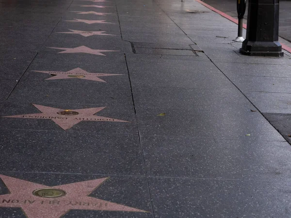 Usa Hollywood December 2019 Sharon Stones Stjärna Hollywood Walk Fame — Stockfoto