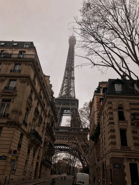 Proche Tour Eiffel Symbole Paris — Photo