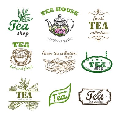 Sketch Çay Logo Seti