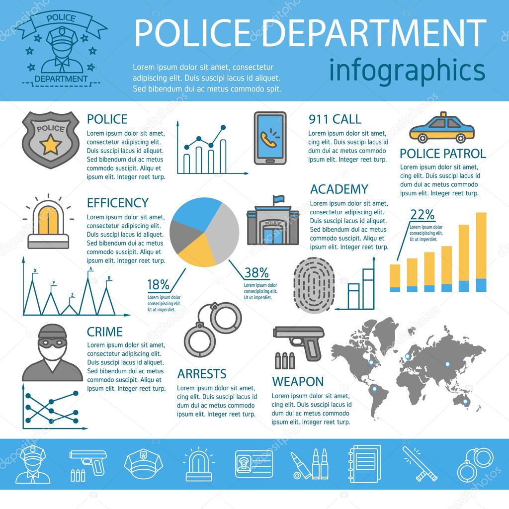 Police Line Infographic