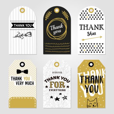 Teşekkür ederim etiket kümesi