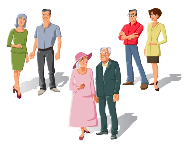 Dibujos: anciano dibujo | Anciano en estilo de dibujos animados con