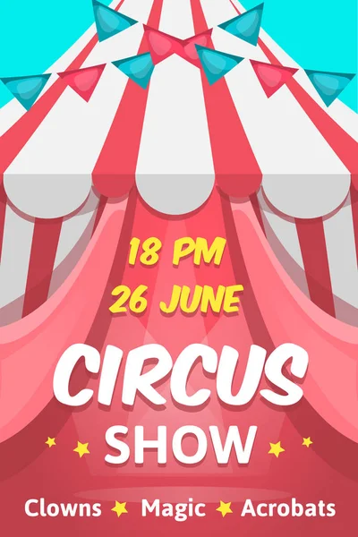 Affiche de l'annonce de Big Circus — Image vectorielle