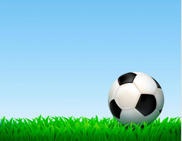 Composition du ballon de football — Image vectorielle