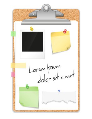 Kağıt ile Pano sayfaları tasarım