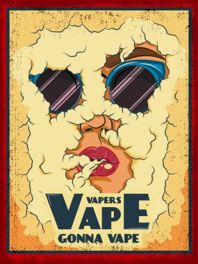 Vape renkli Poster
