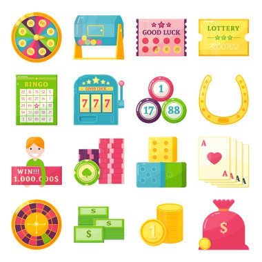 Piyango Tema öğeleri kümesi