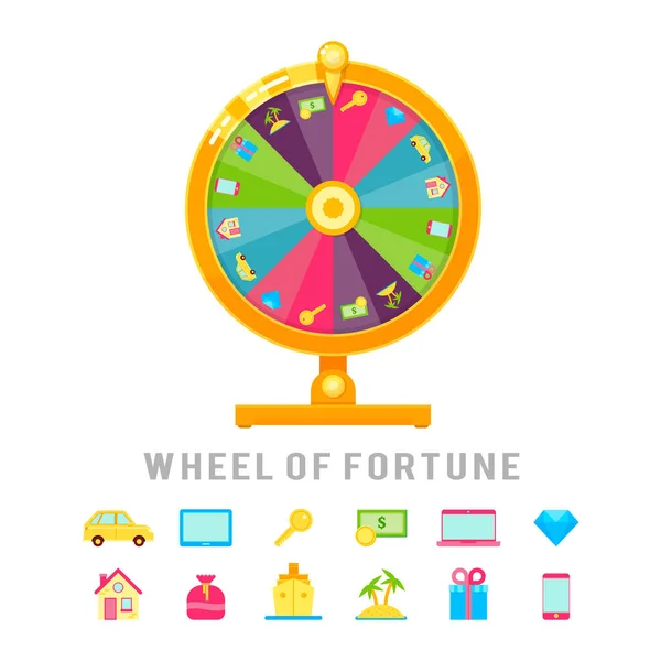 Wheel Of Fortune Concept Vector Graphics