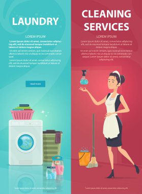 Temizlik dikey afiş