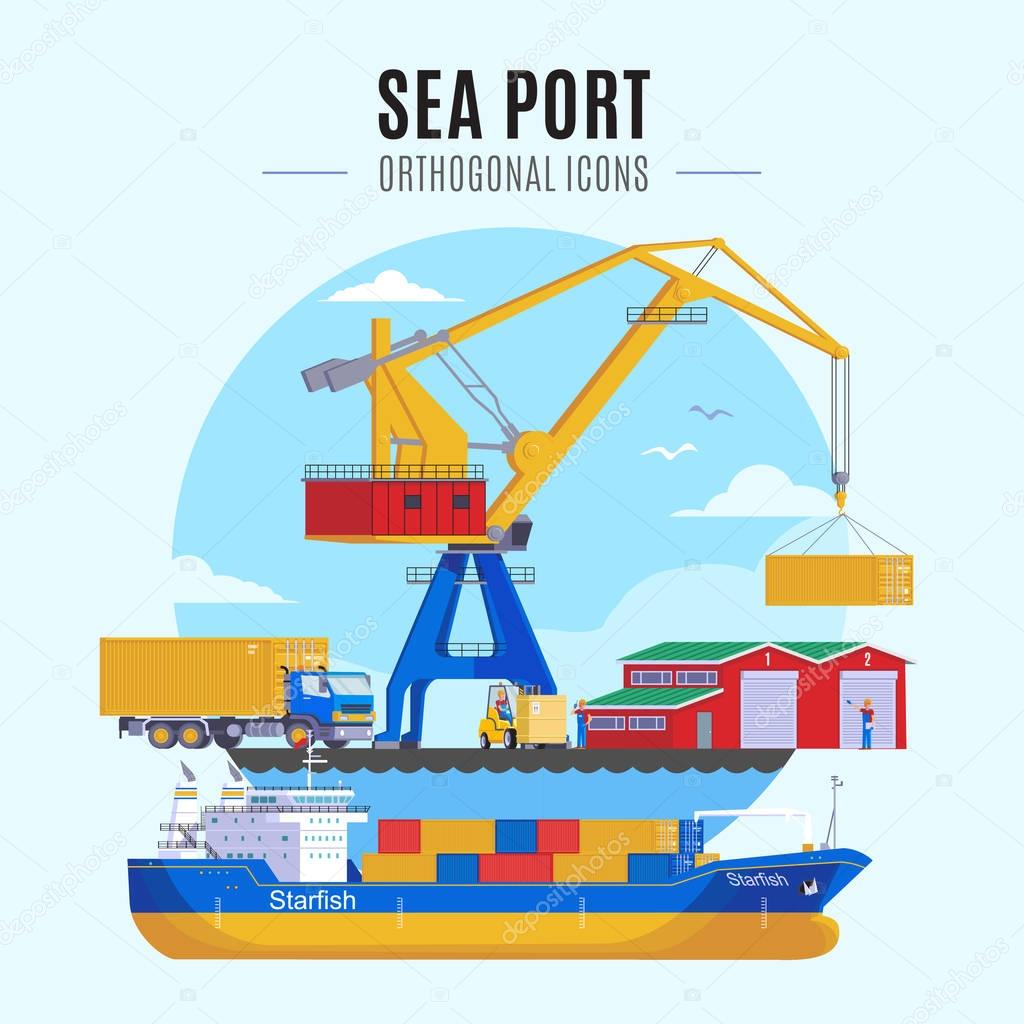 Sea Port Template