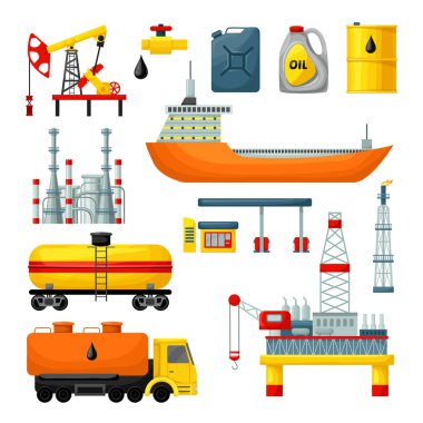 Petrol sanayi Icons Collection