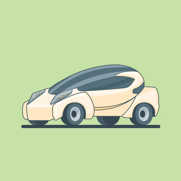 Plantilla de diseño de coche eléctrico conceptual — Vector de stock