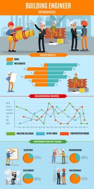 Bina insanlar Infographic kavramı