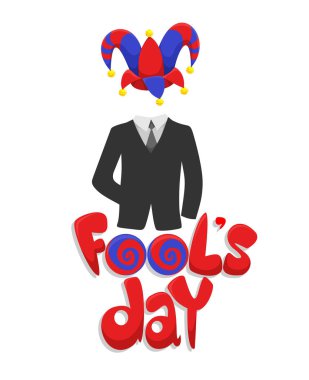 Renkli ilk April Fools gün kavramı