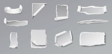 Boş yırtık kağıt Set