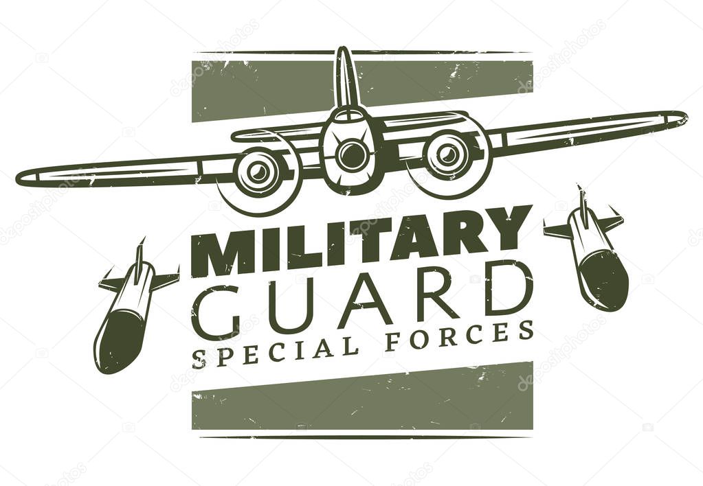 Vintage Military Logotype Template