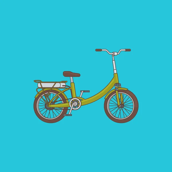 Concept de vélo détaillé — Image vectorielle