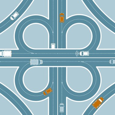 Üstten Görünüm kavramı kontrolü araba Gps