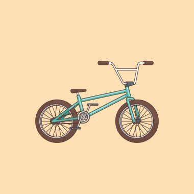 Renkli karikatür Bisiklet kavramı