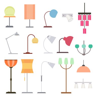 Renkli kapalı ışıklar koleksiyonu