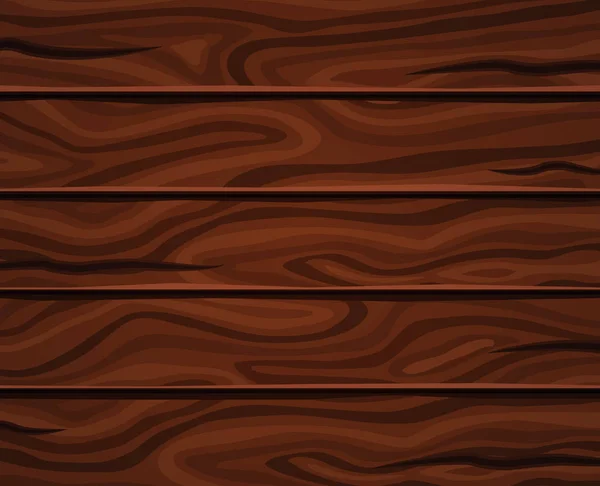 Fondo de tablones horizontales de madera — Vector de stock