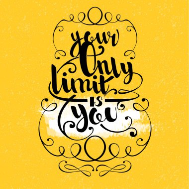 Elle çizilmiş yazı alıntı