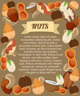 Doğal yemek posteri.