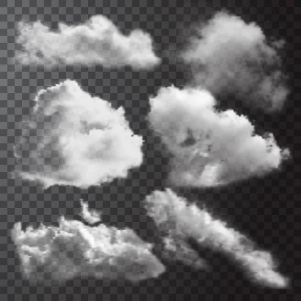 Ρεαλιστικό σύννεφα Ορισμόςεικονιδίου — Διανυσματικό Αρχείο